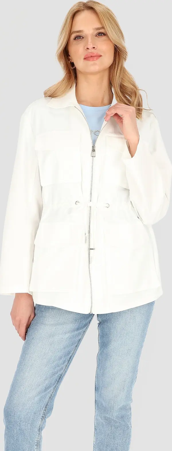 PERSO Дамско преходно яке с колан