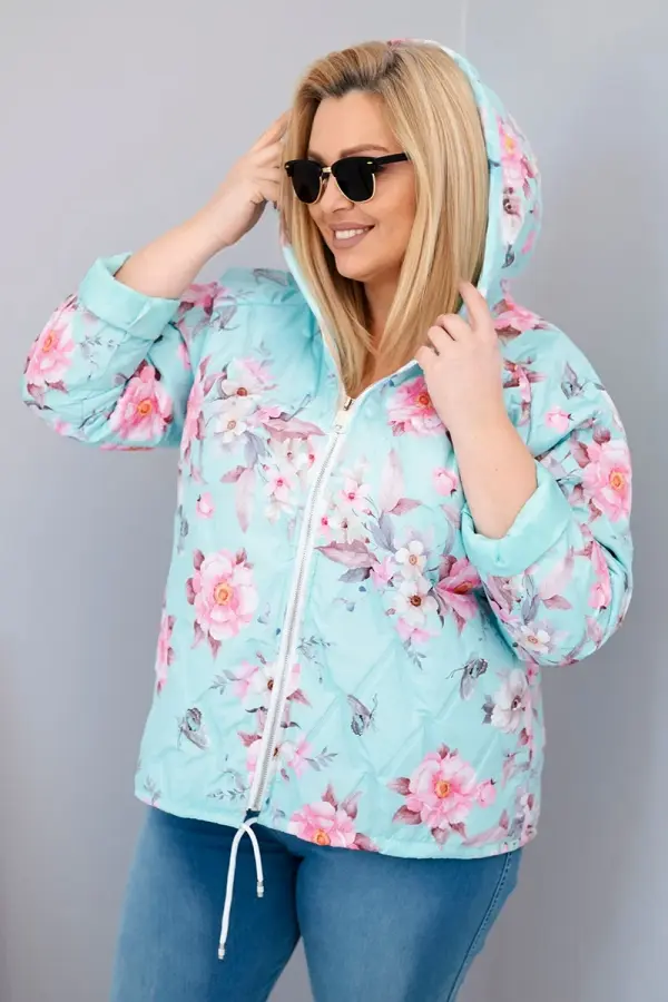 Kesi Włoski Дамско пролетно ватирано яке с качулка Kesi Włoski