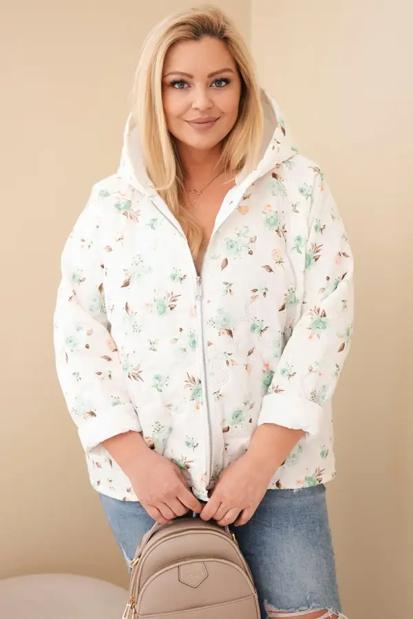 Kesi Włoski Дамско пролетно яке Kesi с флорален мотив