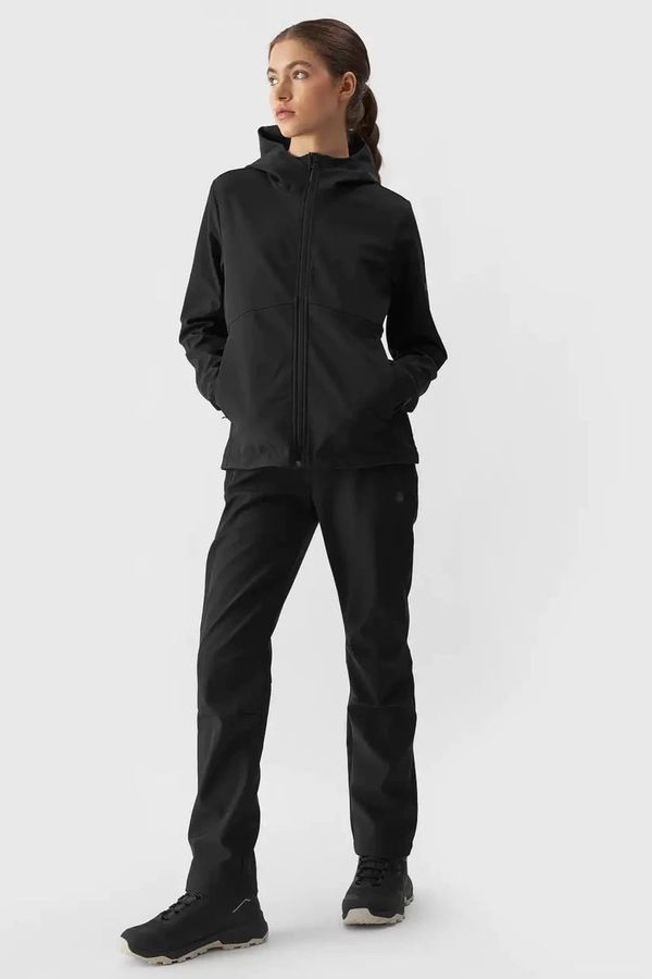 4F Дамско Пухено Якне С Капюшон 4F Черно 4FWAW24TDJAF468-20S