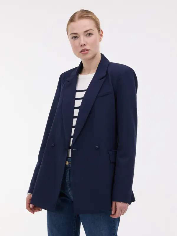 Orsay Дамско сако ORSAY в тъмносин цвят