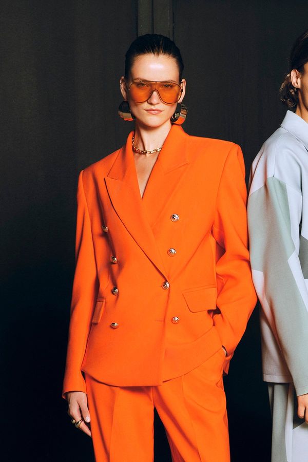 Trendyol Дамско сако Trendyol TPRAW23CE00016/Very colorful