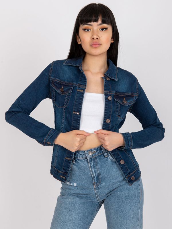 Fashionhunters Дамско яке Fashionhunters Denim