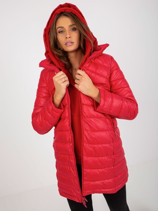 Fashionhunters Дамско яке Fashionhunters Red