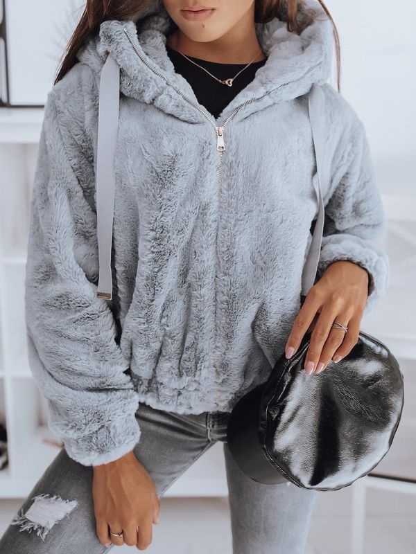 DStreet Дамско яке FRESONO светло сиво Dstreet