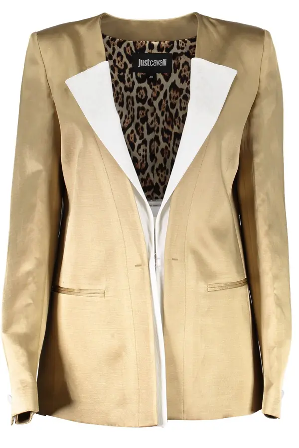 Just Cavalli Дамско яке Just Cavalli в златисто