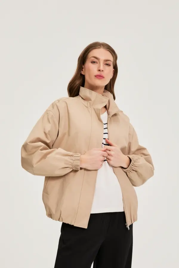 Marisse Дамско яке Marisse L-KU-4917 бежово