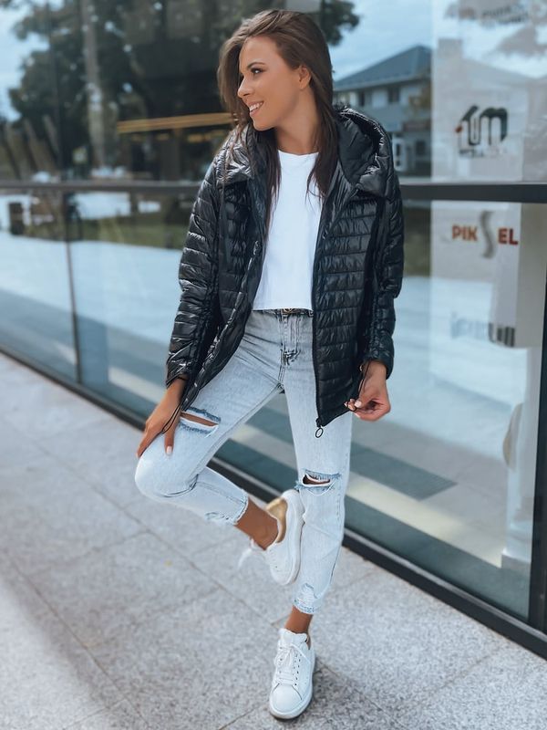 DStreet Дамско яке MOSTER черно Dstreet