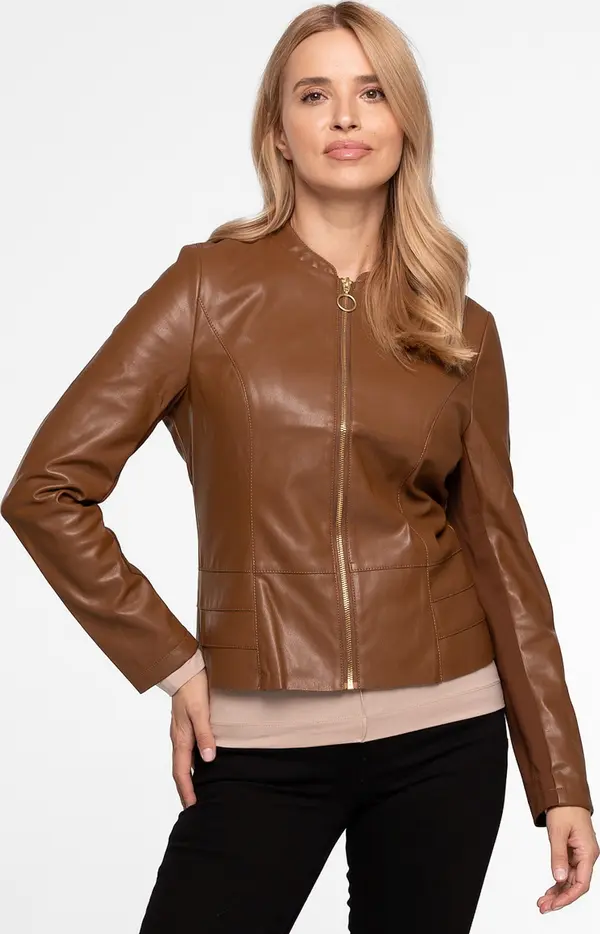 PERSO Дамско яке от изкуствена кожа