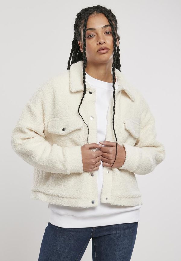 UC Ladies Дамско яке Sherpa Trucker Offwhite