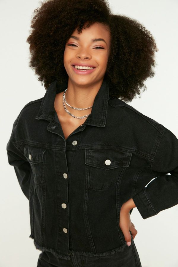 Trendyol Дамско яке Trendyol Crop