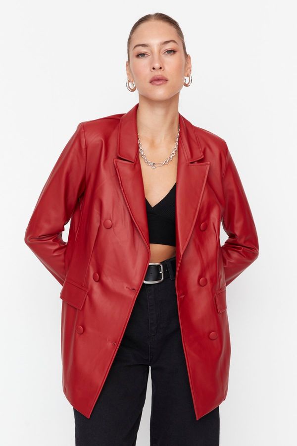 Trendyol Дамско яке Trendyol Leather