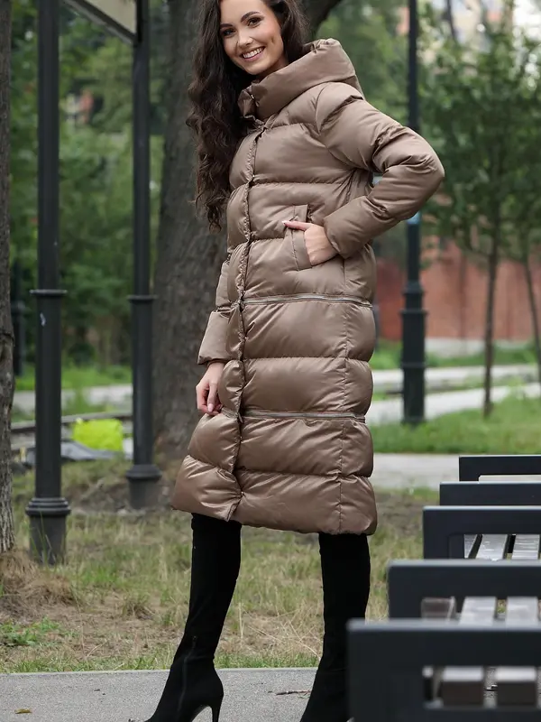 PERSO Дамско яке. PERSO Beige