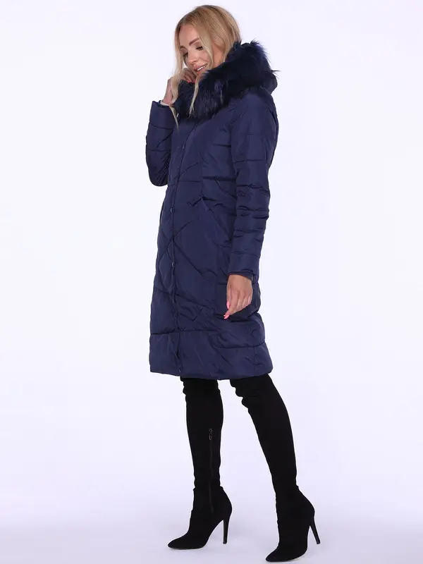 PERSO Дамско яке. PERSO Navy Blue