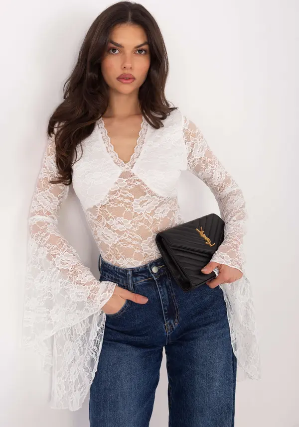 Factory Price Дантелена блуза с дълъг ръкав