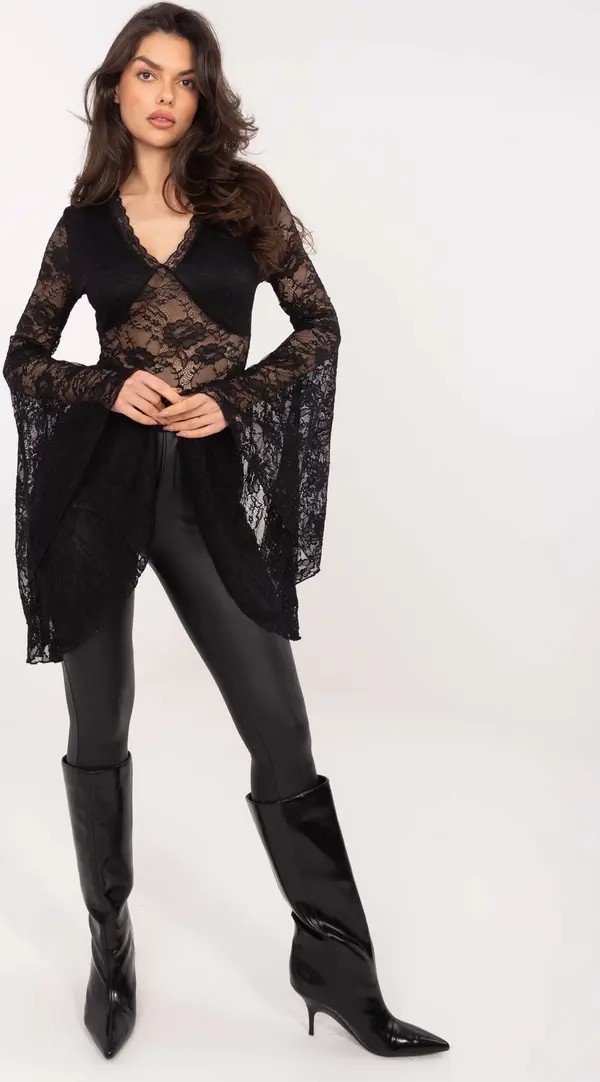 Factory Price Дантелена блуза с разкроени ръкави