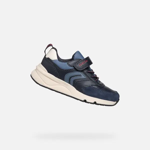 GEOX Dark blue boys' sneakers Geox Rooner Boy - Boys