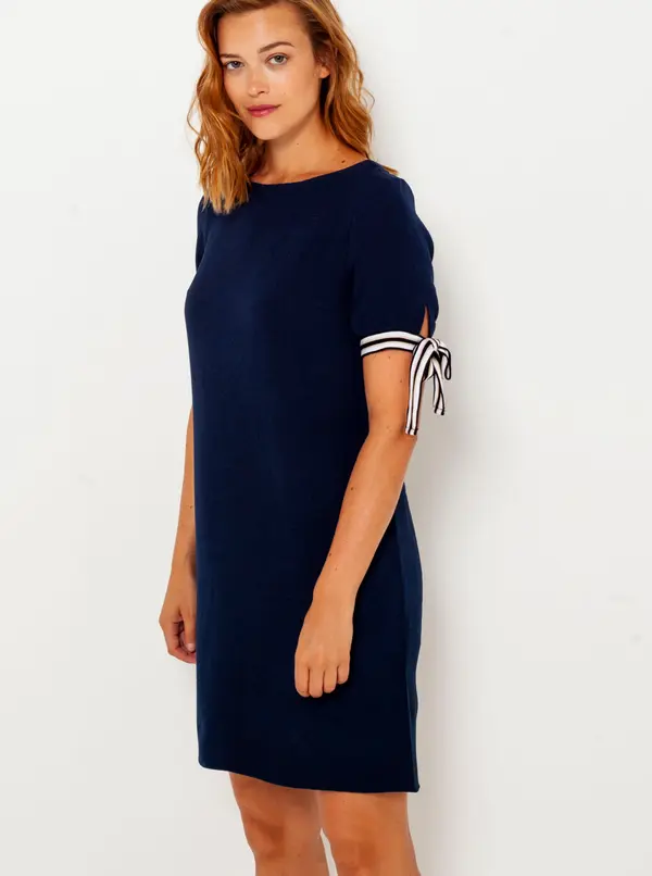 CAMAIEU Dark blue dress with decorative detail CAMAIEU - Ladies