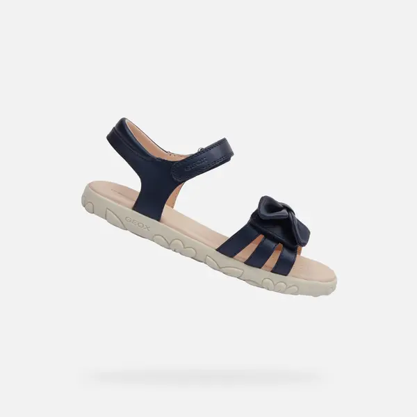 GEOX Dark Blue Girls' Sandals Geox Haiti - Girls
