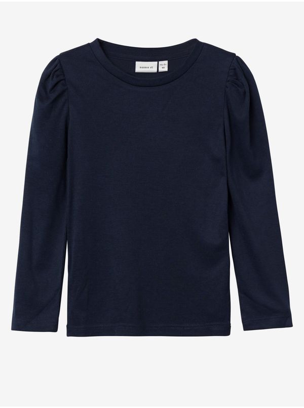 name it Dark blue long-sleeved T-shirt for girls name it Lilde - Girls