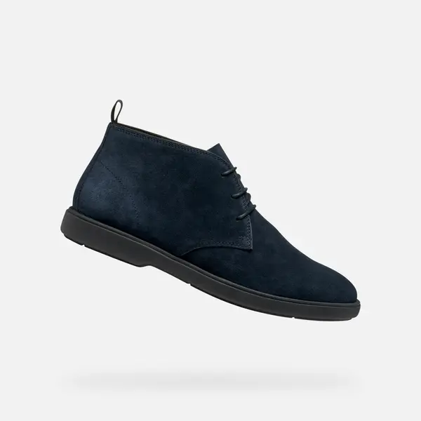 GEOX Dark blue men's ankle boots Geox Spherica EC17 - Men's