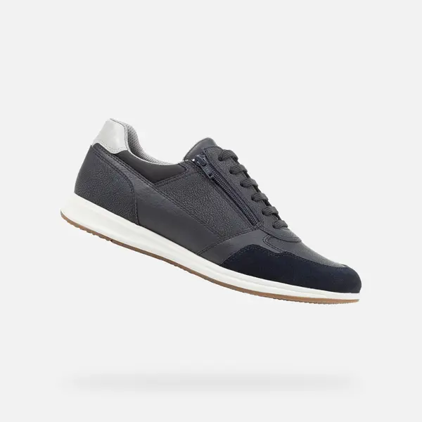 GEOX Dark Blue Men's Geox Avery Sneakers - Mens