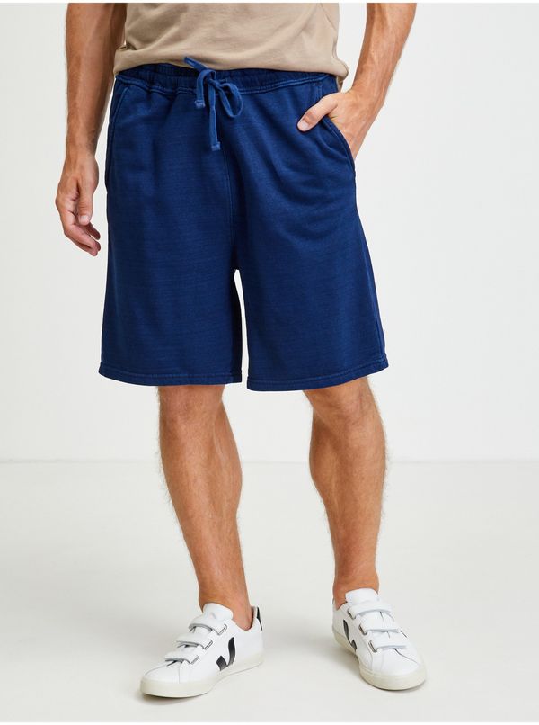 Lee Dark Blue Mens Shorts Lee - Men