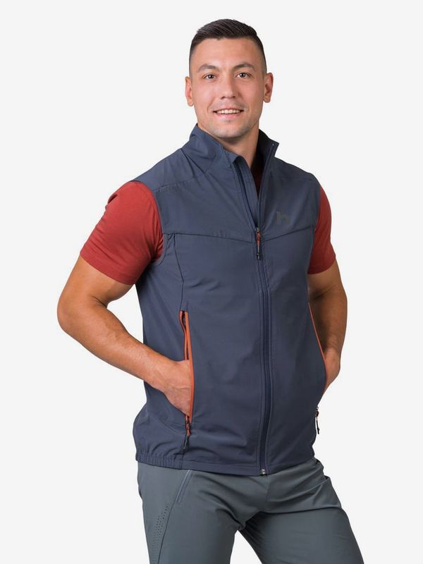 HANNAH Dark blue men's vest Hannah Seumas