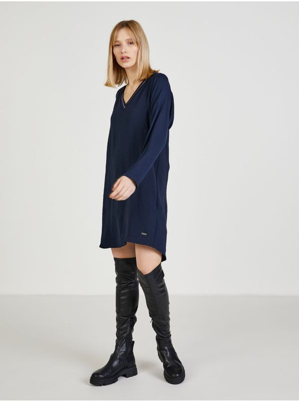 Pepe Jeans Dark blue women's dress Pepe Jeans Leandra - Women's