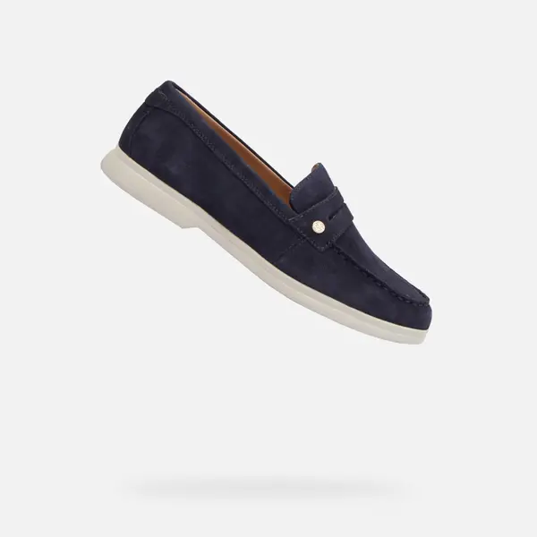 GEOX Dark blue women's moccasins Geox XAN3 - Women's