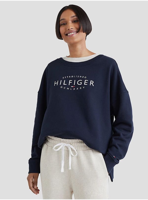 Tommy Hilfiger Dark blue Womens Sweatshirt Tommy Hilfiger - Women
