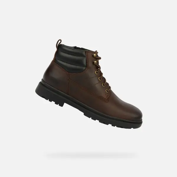 GEOX Dark Brown Men's Ankle Boots Geox Andalo - Mens