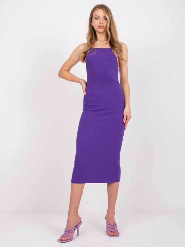 Fashionhunters Dark purple dress Kira RUE PARIS