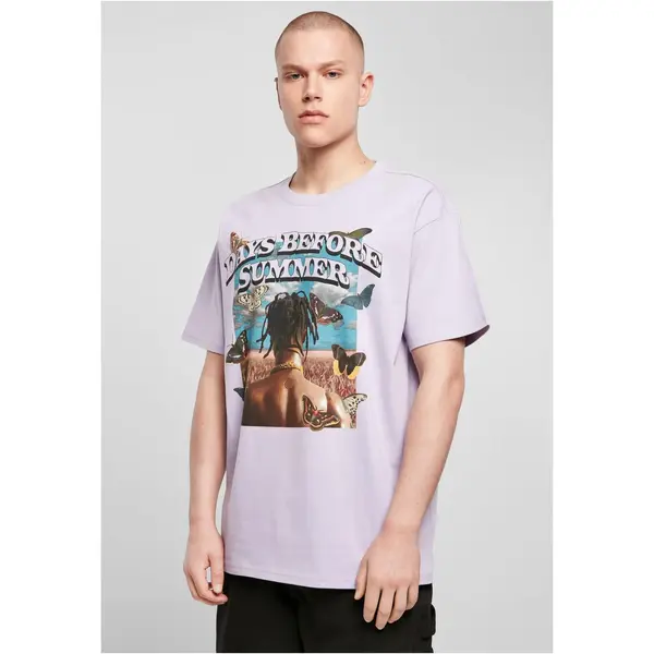 Mister Tee Days Before Summer Oversize Tee lila
