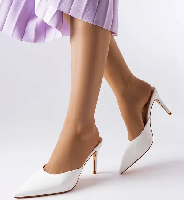 D/CEO D/CEO Orange neon Lorine stiletto pumps