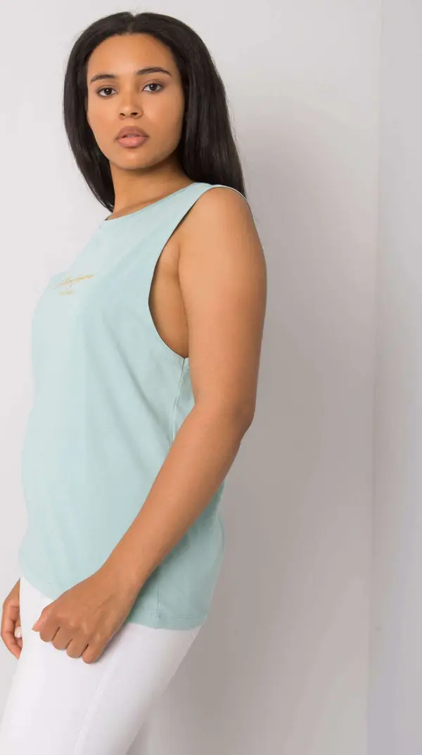 Fashionhunters Deann RUE PARIS mint top size plus