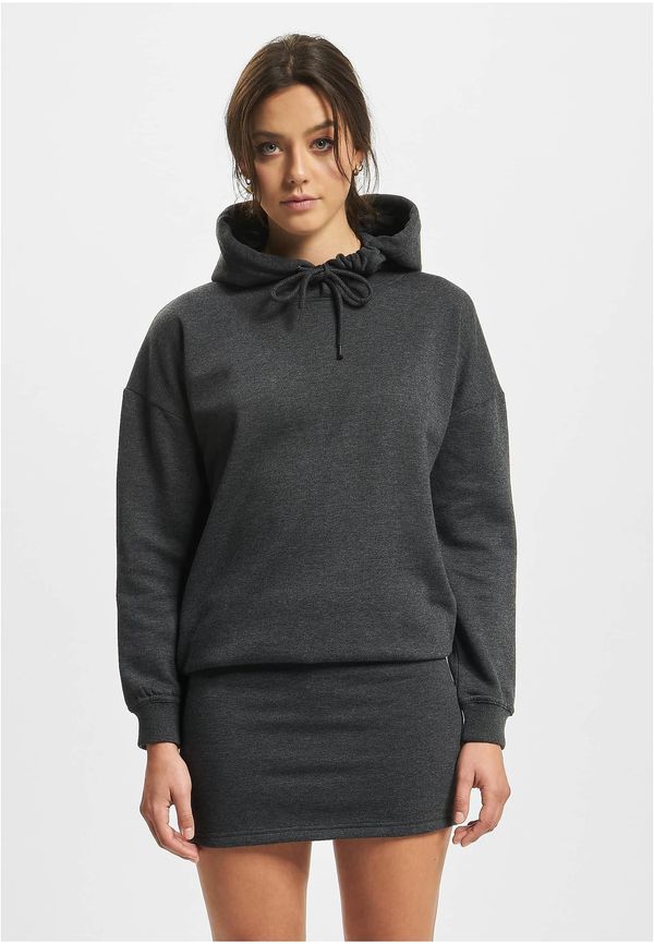 DEF DEF Cropped Hoody Dress Beige Anthracite
