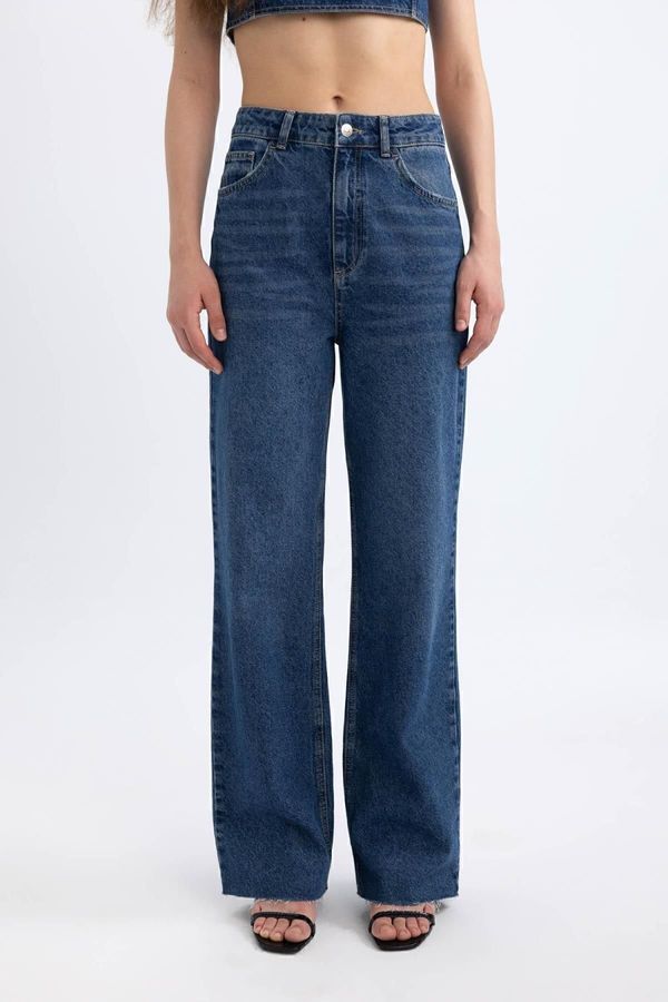 DEFACTO DEFACTO Afra X 90's Wide Leg High Waist Long Jean Pants