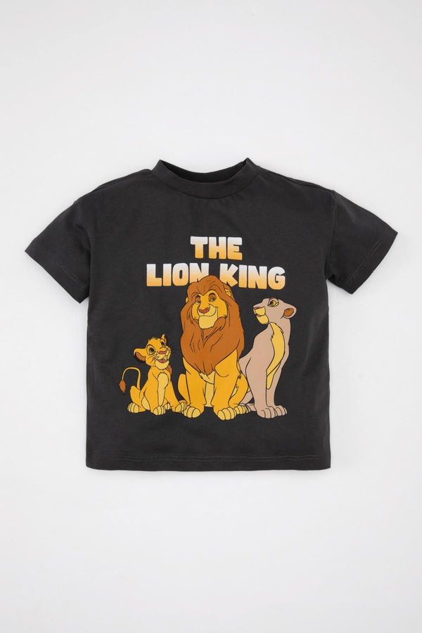 DEFACTO DEFACTO Baby Boy Disney Lion King Crew Neck Short Sleeve T-Shirt