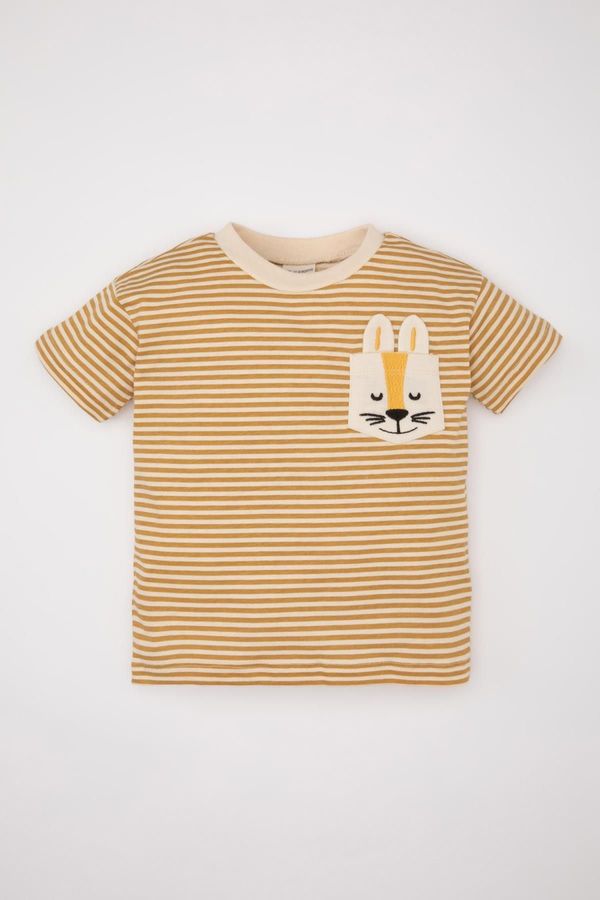 DEFACTO DEFACTO Baby Boy Striped Short Sleeve T-Shirt