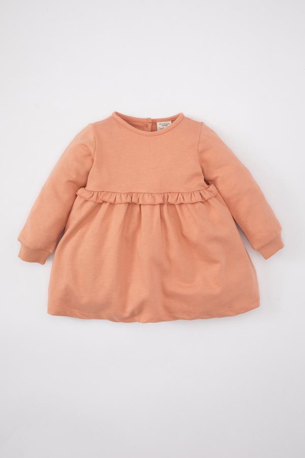 DEFACTO DEFACTO Baby Girl Long Sleeve Basic Dress