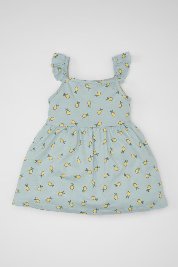 DEFACTO DEFACTO Baby Girl Patterned Sleeveless Dress