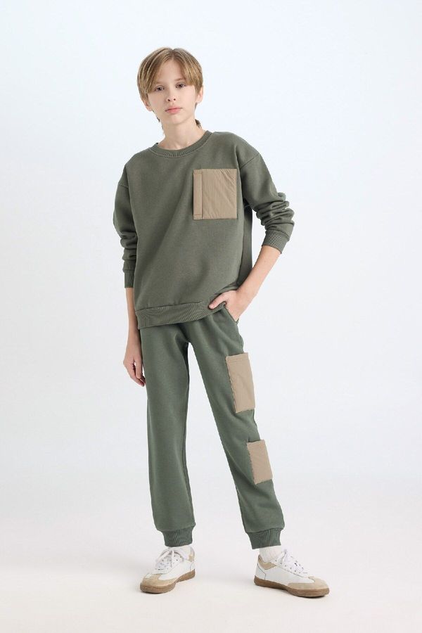 DEFACTO DEFACTO Boy Regular Fit Thick Elastic Waist Jogger Sweatpants