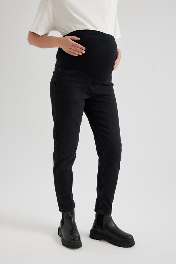 DEFACTO DEFACTO Boyfriend Ripped Detailed High Waist Straight Leg Long Maternity Pants X2069az23wn