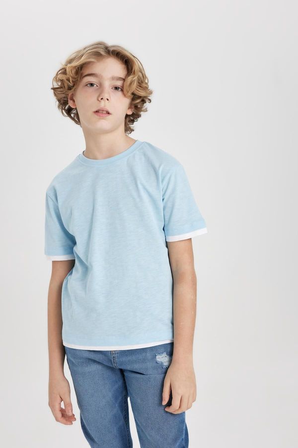 DEFACTO DEFACTO Boy's Crew Neck Short Sleeve T-Shirt