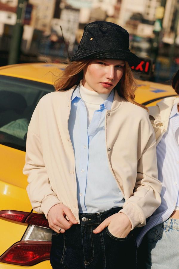 DEFACTO DEFACTO College Collar Bomber Jacket Coat