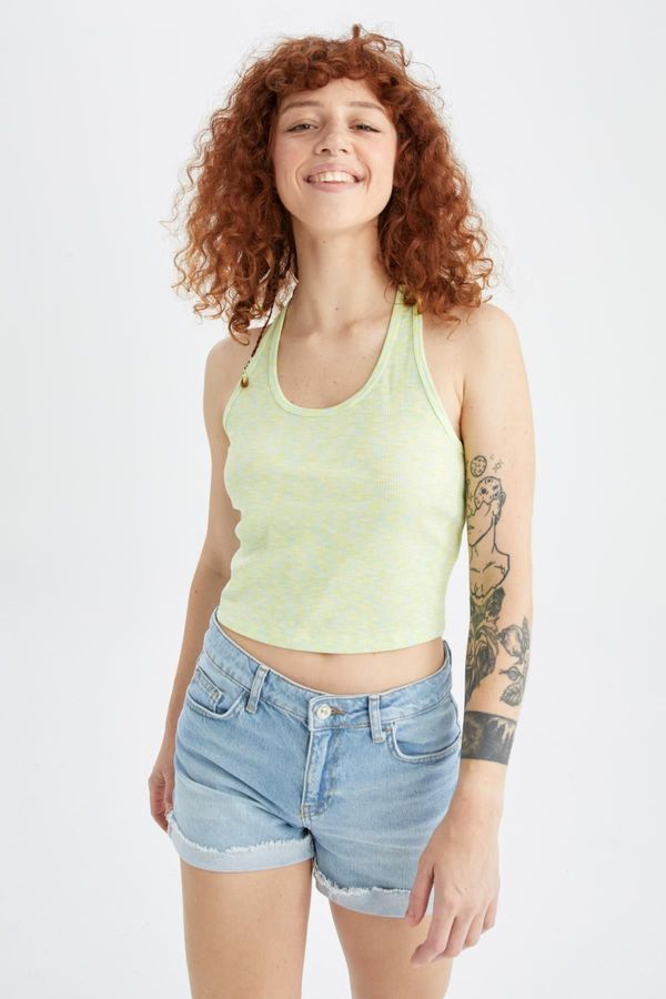 DEFACTO DEFACTO Cool Fitted Ribbed Camisole Undershirt