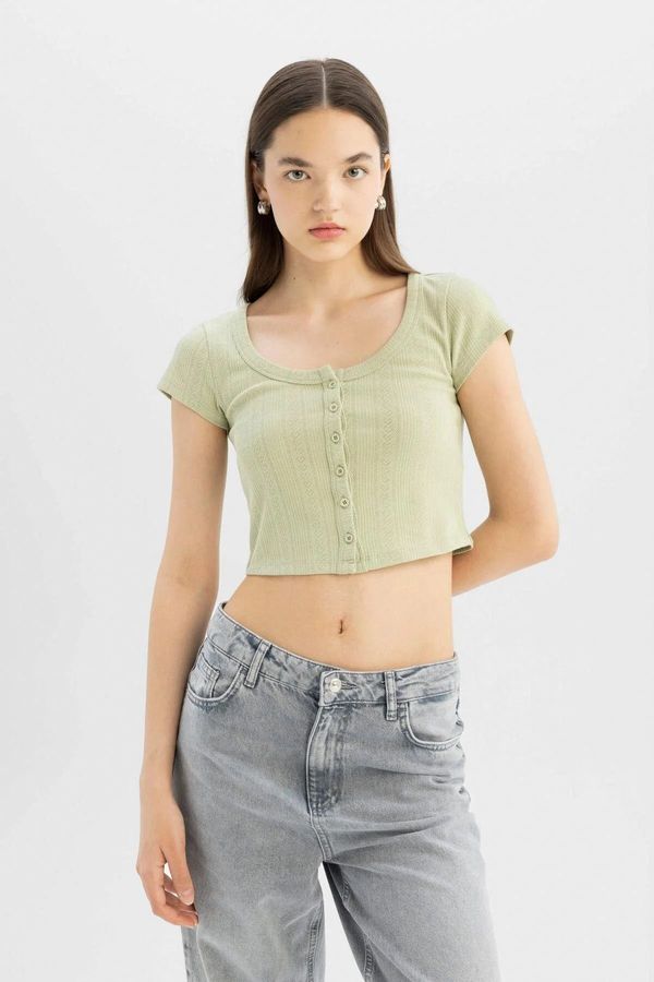 DEFACTO DEFACTO Cool Fitted Short Sleeve T-Shirt