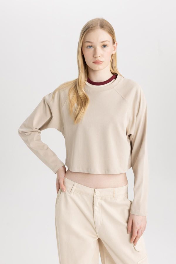 DEFACTO DEFACTO Cool Loose Fit Long Sleeve T-Shirt