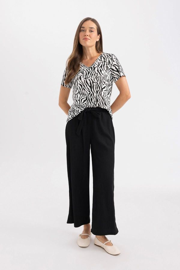 DEFACTO DEFACTO Culotte Wide Leg Wrap Capri